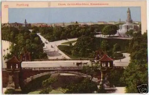 15849 Ak Hamburg Kersten Miles Brücke um 1910