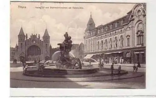 39217 Ak Altona Kaiserhof am Kaiserplatz 1915