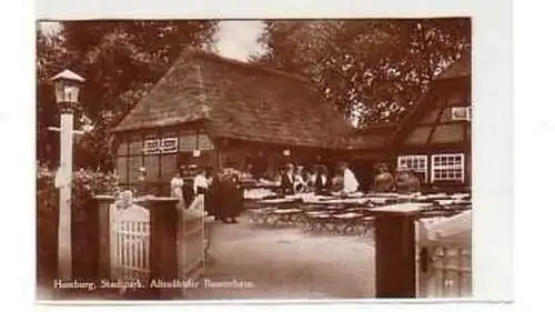 39048 Ak Hamburg Stadtpark Altenländer Bauernhaus 1942