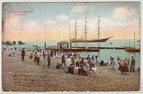 59397 Ak Altona Neumühlen Strandpartie 1900