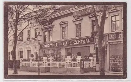 93342 Ak Wittenberge an der Elbe Konditorei und Café 'Central' 1919