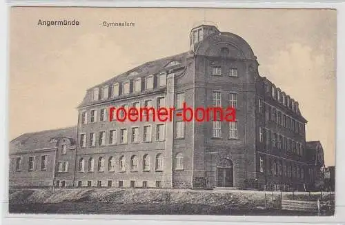 72440 Ak Angermünde Gymnasium um 1920