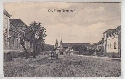 62117 Ak Gruß aus Tremmen Dorfansicht 1929