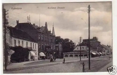 33165 Ak Rathenow Berliner Strasse 1914