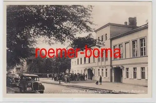 73625 Ak Potsdam Gaststätte und Konzertgarten 'Alter Fritz' um 1940