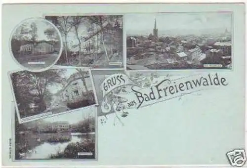 25484 Mehrbild Ak Gruß aus Bad Freienwalde um 1900