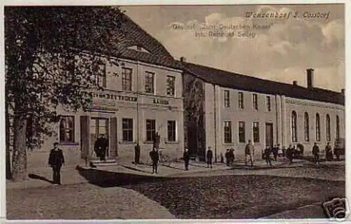 05944 Ak Wenzendorf bei Coßdorf Gasthof um 1910