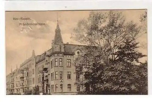 47834 Ak Neu Ruppin Präsidentenstrasse 1908