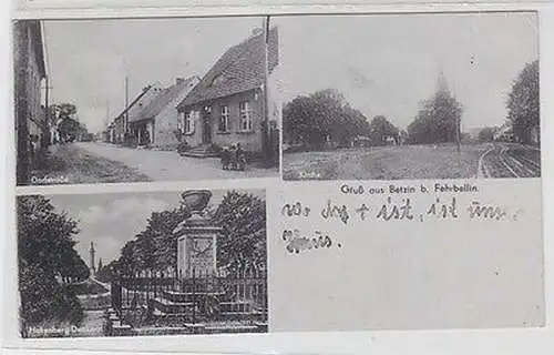 11146 Mehrbild Ak Gruß aus Betzin bei Fehrbellin 1942