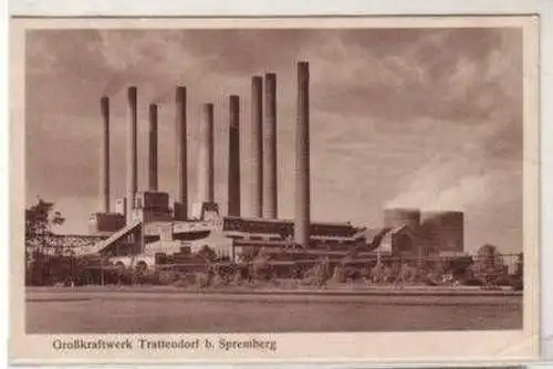 47327 Ak Großkraftwerk Trattendorf bei Spremberg um 1930