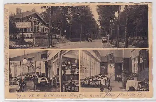 28432 AK Wünsdorf - Restaurant Waldkater, Gaststube, Veranda 1936