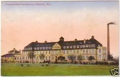 23098 Ak Knappschafts Krankenhaus Klettwitz N.-L. 1929