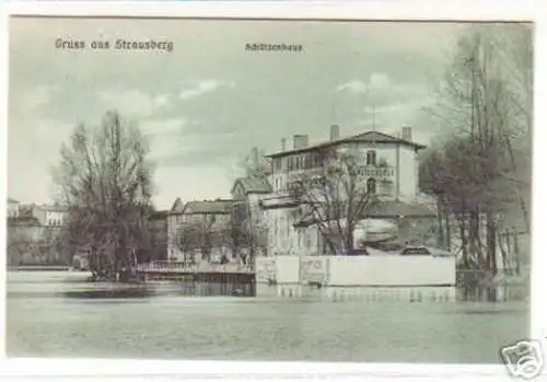 18917 Ak Gruss aus Strausberg Schützenhaus 1911