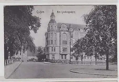 65419 Ak Guben Am Lindengraben 1911