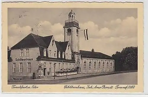 65330 Ak Frankfurt an der Oder Restaurant "Schützenhaus" 1937