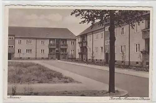 43988 Ak Nauen Genoba Baussen Strasse um 1925