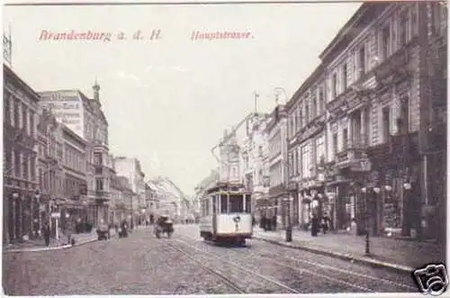 26887 Ak Brandenburg a.d.H. Hauptstrasse um 1910