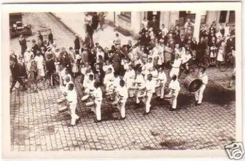 25879 Foto-Ak Rathenow Festumzug Sängerbund 1931