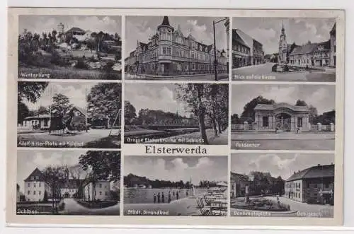 25289 Mehrbild Ak Elsterwerda Stadtansichten 1936