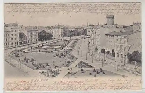 07882 Ak Cottbus Kaiser Wilhelmsplatz 1904