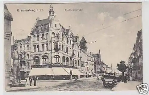 35316 Ak Brandenburg a.H. St. Annenstraße um 1910