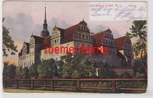 57324 Ak Dobrilugk Niederlausitz Schloß 1908