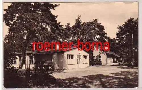 60257 Foto Ak Pionierlager 'M.I. Kalinin' am Frauensee, Speisesaal um 1950