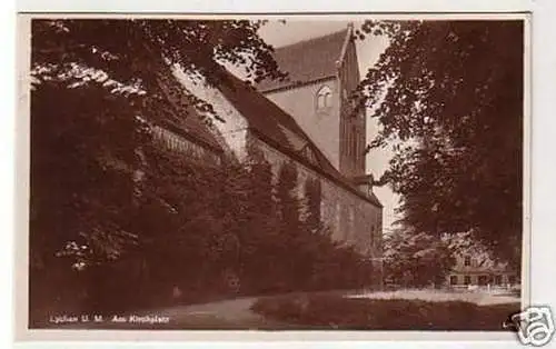 25961 Ak Lychen Uckermark am Kirchplatz 1941