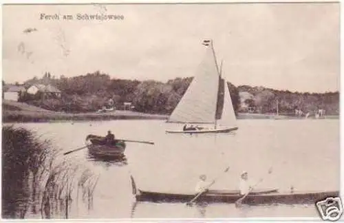 26200 Ak Ferch am Schwielowsee mit Booten 1915