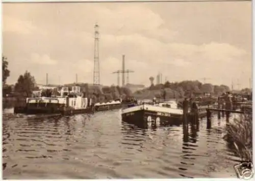 11854 Ak Henningsdorf Hafen an der Havel 1970