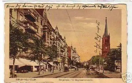 08765 Ak Berlin Neukölln Bergstrasse 1925