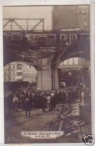 34170 Ak Berlin Hochbahn-Katastrophe 26. Sept. 1908