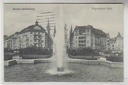 63768 Ak Berlin Schöneberg Bayerischer Platz 1916