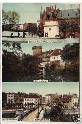 32313 Mehrbild Ak Spandau Denkmal usw. 1913