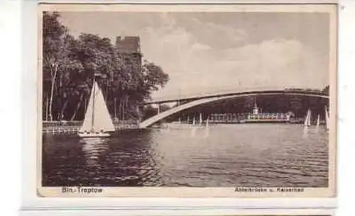 38510 Ak Berlin Treptow Abteibrücke und Kaiserbad 1934