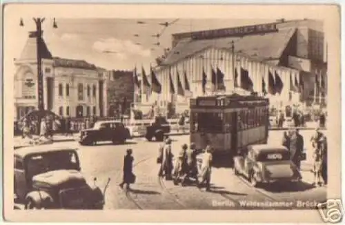 13668 Ak Berlin Weidendammer Brücke 1951