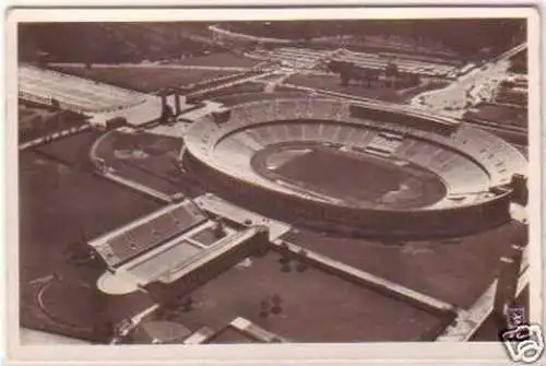 24385 Ak Berlin Luftaufnahme Olympia Stadion um 1936