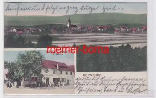 82965 Mehrbild Ak Kornburg Gasthaus und Metzgerei K. Dechel 1914