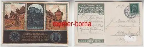 79713 Ak Achtes Deutsches Sängerbundesfest zu Nürnberg 1912