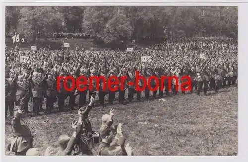 84486 Foto Ak München Reichs-Frontsoldatentag 1929 Der Schwur