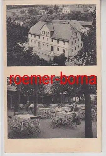 80253 Ak Berneck im Fichtelgebirge Hotel zur Post um 1930