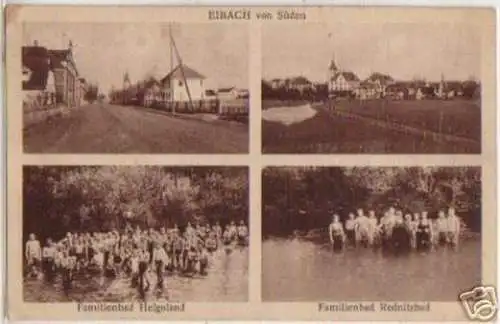 12313 Ak Eibach von Süden Familienbad usw. 1925