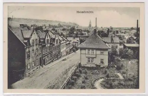 81436 Ak Totalansicht Blick in die Straßen von Helmbrechts 1930