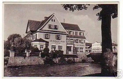 06526 Ak Zwiesel Restaurant & Cafe Zur Brücke 1938