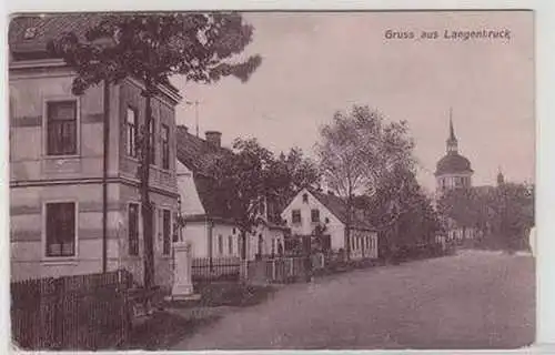 51527 Ak Gruß aus Langenbruck Strassenansicht um 1910