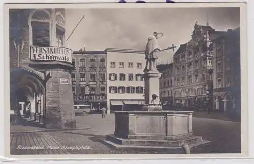 54853 AK Rosenheim - Max-Josephplatz , Versandhaus A. Schönwald & Apotheke