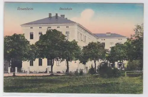 89571 Ak Rosenheim Realschule um 1910