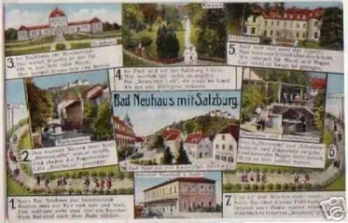 13882 Mehrbild Ak Bad Neuhaus mit Salzburg um 1910