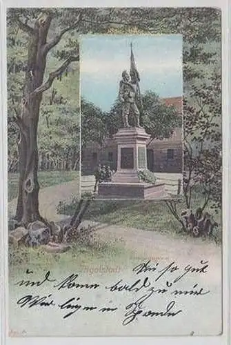 53535 Ak Ingolstadt Kriegerdenkmal 1908