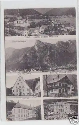 34171 Mehrbild Ak Ettal Blick gegen Oberau um 1920